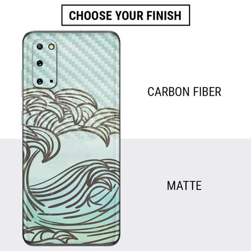 California Big Wave Galaxy S20 Skin