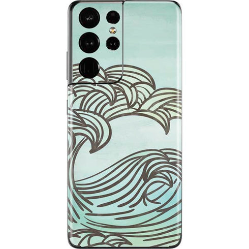 California Big Wave Galaxy S21 Ultra 5G Skin
