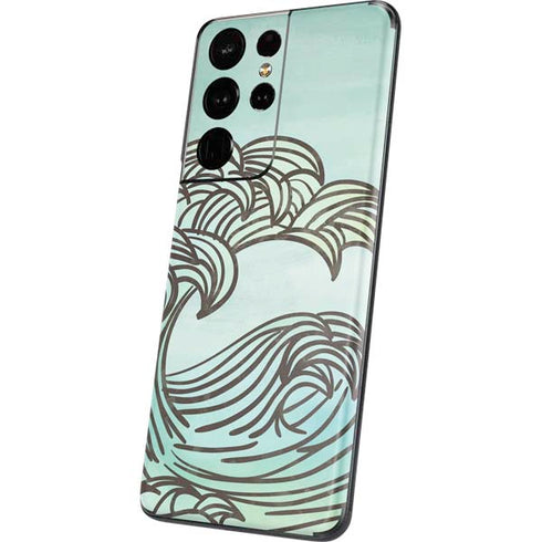 California Big Wave Galaxy S21 Ultra 5G Skin