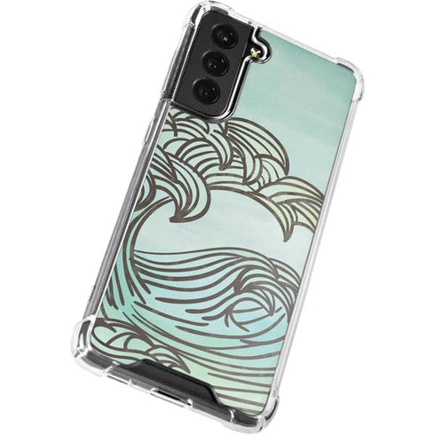 California Big Wave Galaxy S22 Plus Clear Case