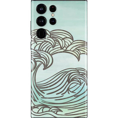 California Big Wave Galaxy S22 Ultra Skin
