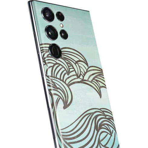 California Big Wave Galaxy S22 Ultra Skin