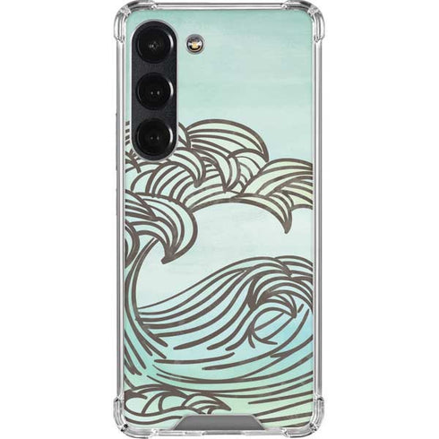 California Big Wave Galaxy S23 Clear Case