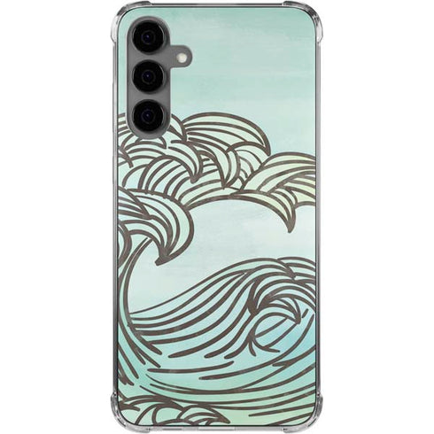California Big Wave Galaxy S24 Plus Clear Case