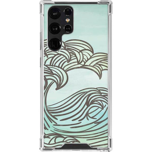 California Big Wave Galaxy S24 Ultra Clear Case