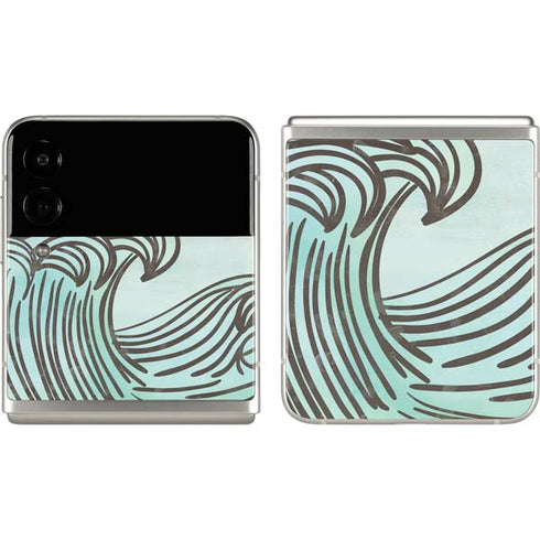 California Big Wave Galaxy Z Flip3 5G Skin