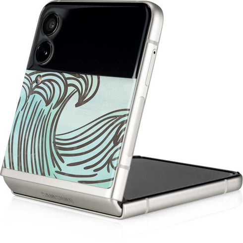 California Big Wave Galaxy Z Flip3 5G Skin