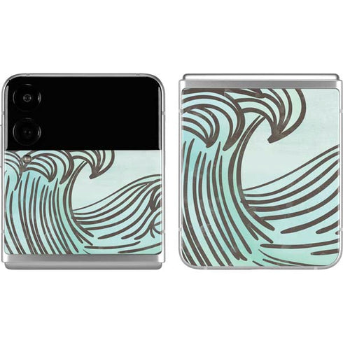 California Big Wave Galaxy Z Flip4 5G Skin