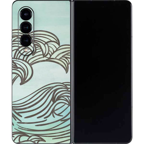 California Big Wave Galaxy Z Fold4 5G Skin
