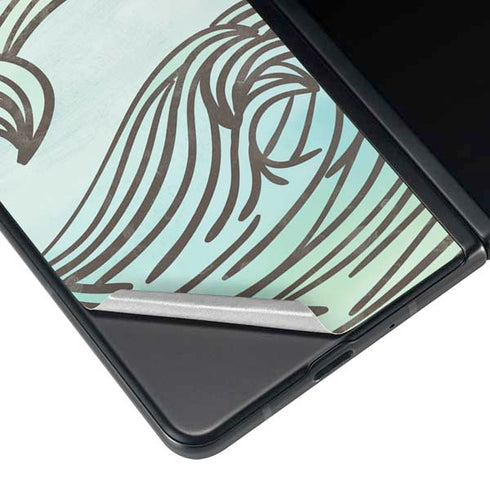 California Big Wave Galaxy Z Fold4 5G Skin