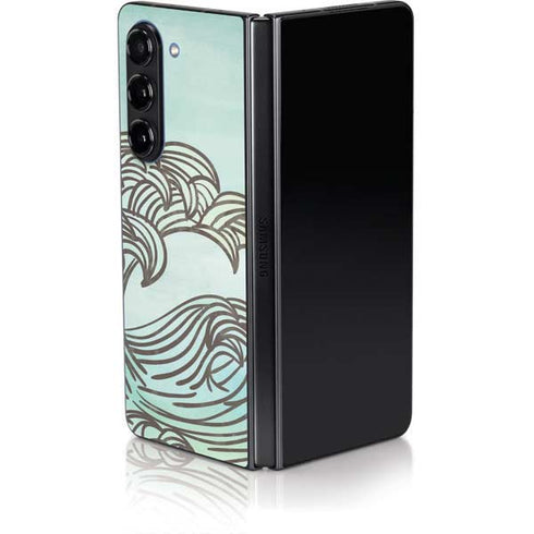 California Big Wave Galaxy Z Fold5 5G Skin