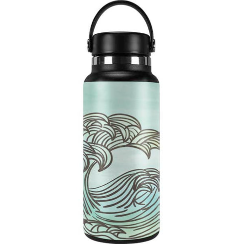 California Big Wave Hydro Flask 32oz Wide Mouth Skin