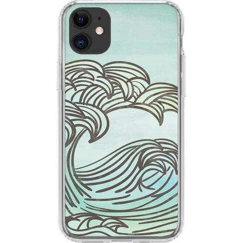 California Big Wave iPhone 11 Clear Case