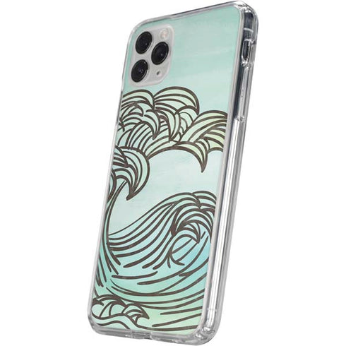 California Big Wave iPhone 11 Pro Clear Case