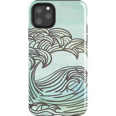 California Big Wave iPhone 11 Pro Max Impact Case