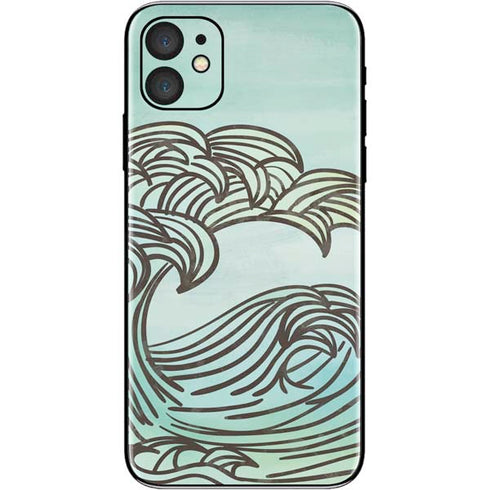 California Big Wave iPhone 11 Skin