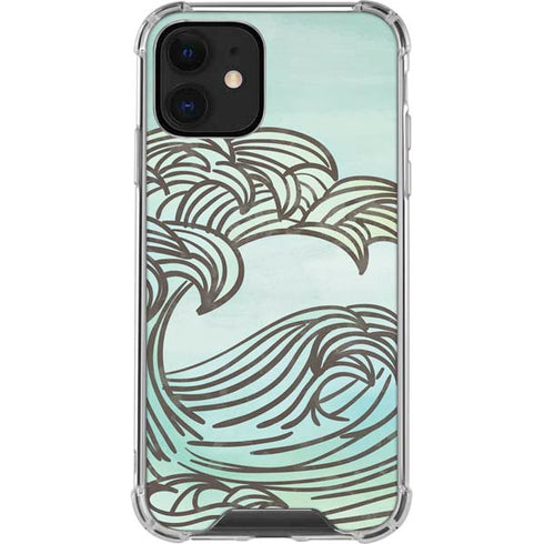 California Big Wave iPhone 12 Clear Case