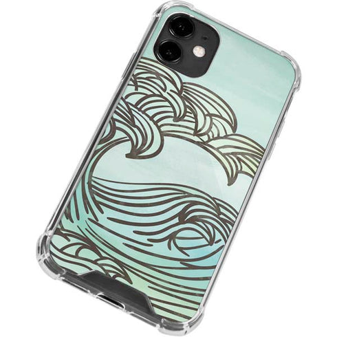 California Big Wave iPhone 12 Clear Case