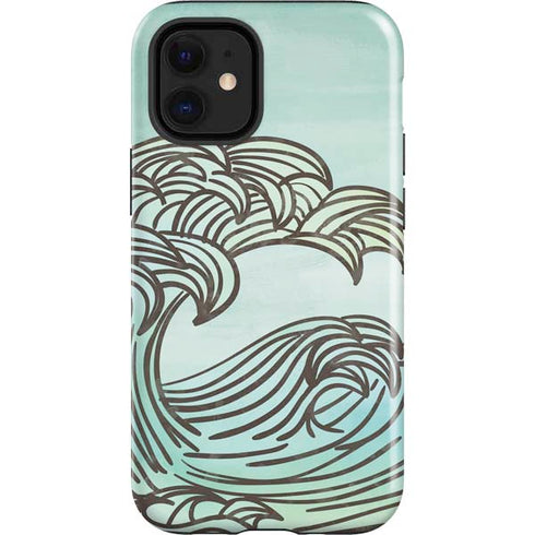 California Big Wave iPhone 12 Mini Impact Case