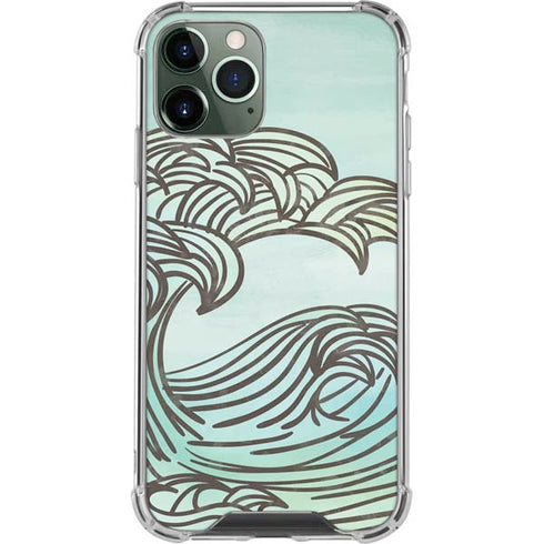 California Big Wave iPhone 12 Pro Max Clear Case
