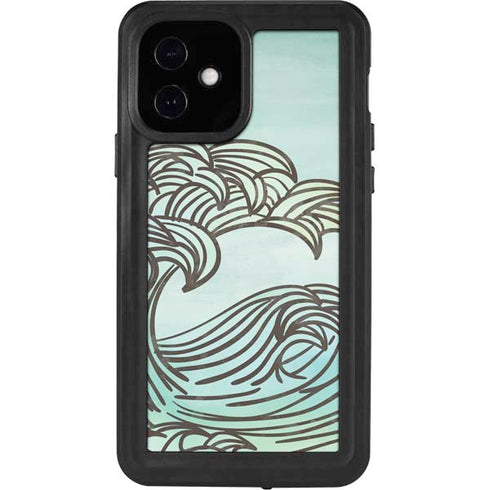 California Big Wave iPhone 12 Waterproof Case