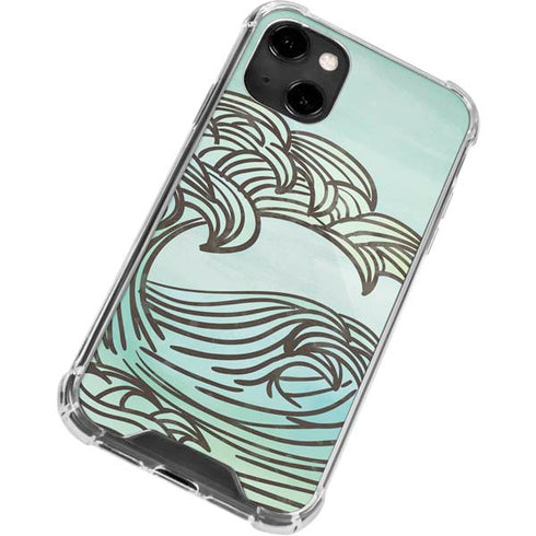 California Big Wave iPhone 14 Clear Case