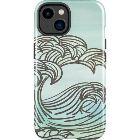 California Big Wave iPhone 15 Plus Impact Case