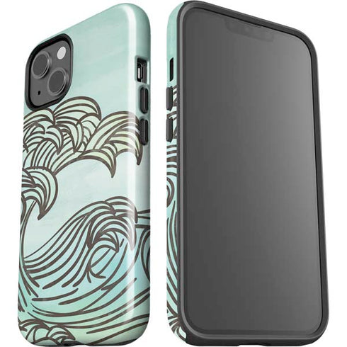 California Big Wave iPhone 14 Plus Impact Case