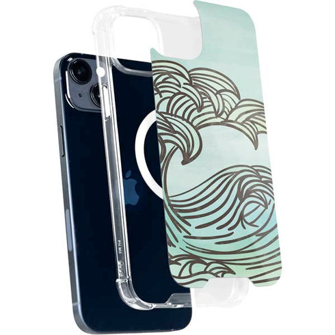 California Big Wave iPhone 15 Plus MagSafe Case