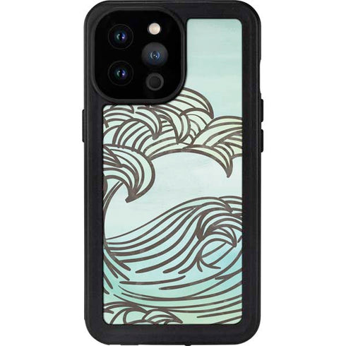 California Big Wave iPhone 14 Pro Max Waterproof Case