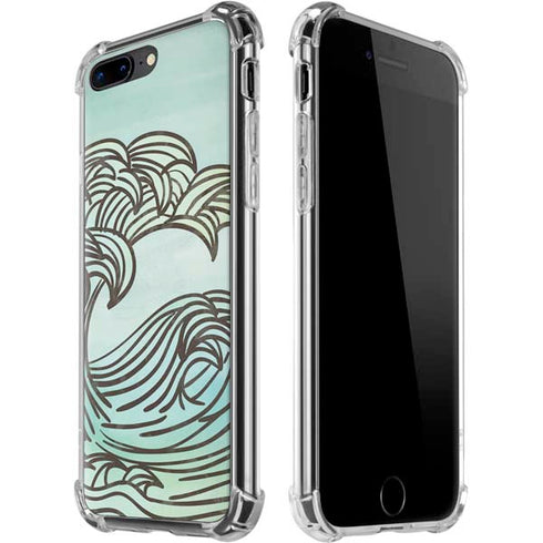 California Big Wave iPhone 7/8 Plus Clear Case