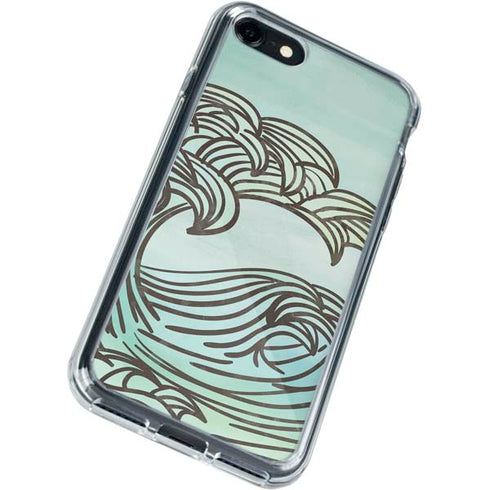 California Big Wave iPhone SE (2nd & 3rd Gen) Clear Case