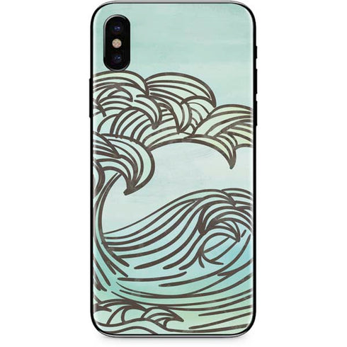 California Big Wave iPhone XS Skin