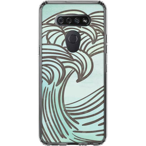 California Big Wave LG K51/Q51 Clear Case