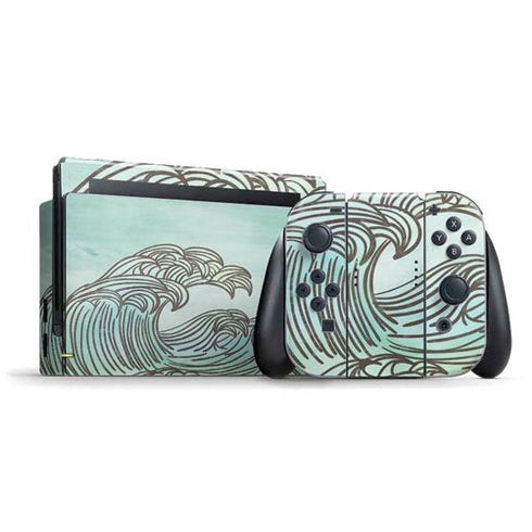 California Big Wave Nintendo Switch Bundle Skin