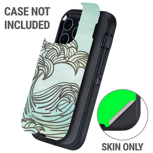 California Big Wave Otterbox Defender iPhone Skin