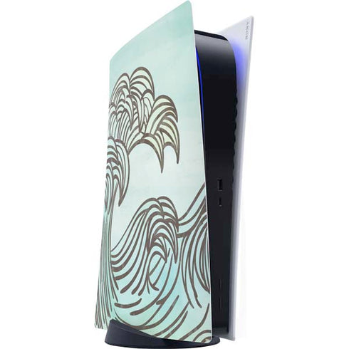 California Big Wave PS5 Digital Edition Console Skin