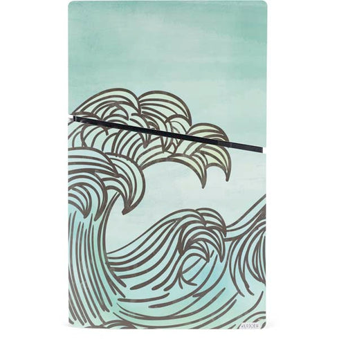 California Big Wave PS5 Slim Digital Edition Bundle Skin