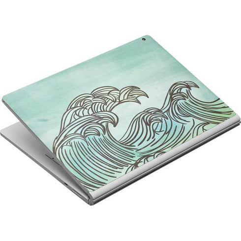 California Big Wave Surface Book Skin