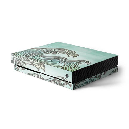 California Big Wave Xbox One X Console Skin
