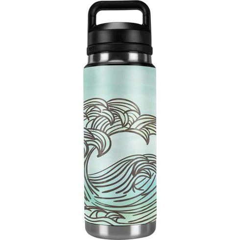 California Big Wave YETI Rambler 26oz Bottle Skin