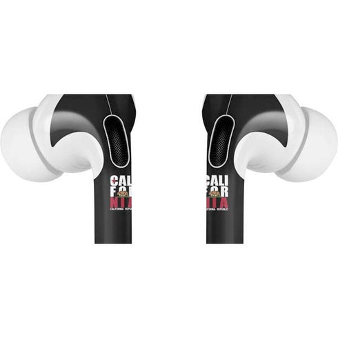 California Black Block Apple AirPods Pro Skin