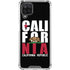 California Black Block Galaxy A12 Clear Case