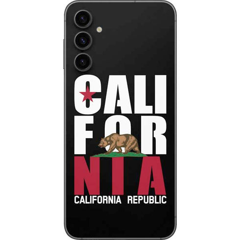 California Black Block Galaxy A14 5G Skin