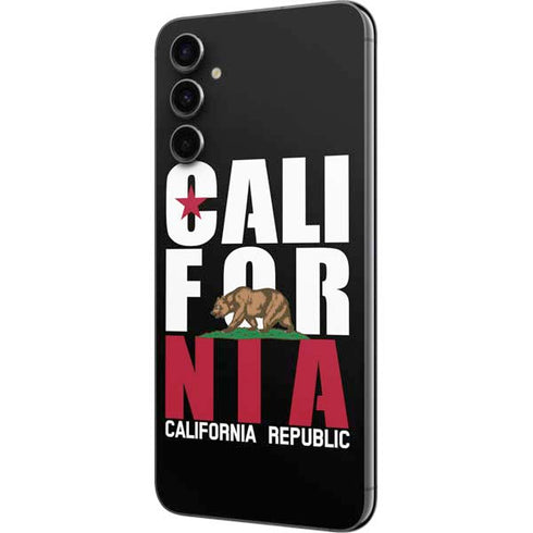 California Black Block Galaxy A14 5G Skin