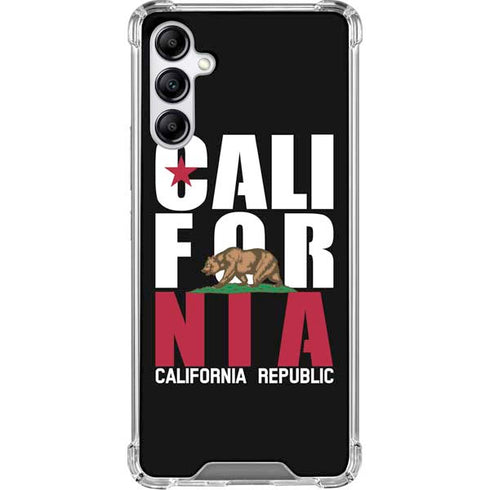 California Black Block Galaxy A15 5G Clear Case