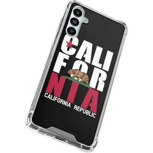 California Black Block Galaxy A15 5G Clear Case