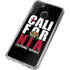 California Black Block Galaxy A21 Clear Case