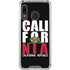 California Black Block Galaxy A30 Clear Case