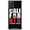 California Black Block Galaxy A72 5G Clear Case